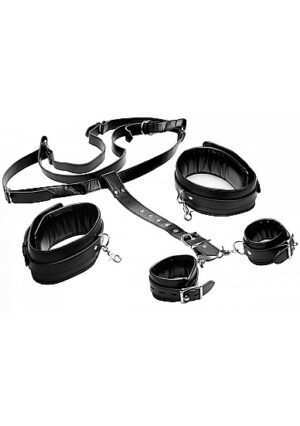Strict - Thigh Sling With Wrist Cuffs