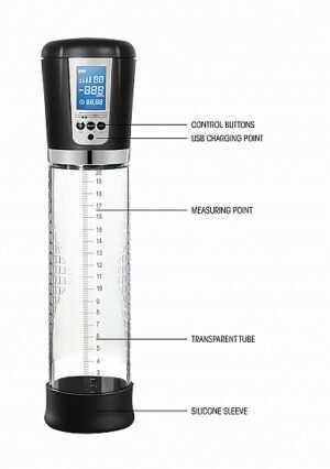 Pumped - Premium Rechargeable Automatic LCD Pump - Transpare - Afbeelding 3
