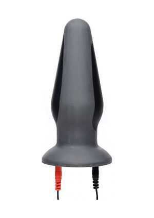 Zeus Electrosex - Estim Silicone Anal Plug - Black