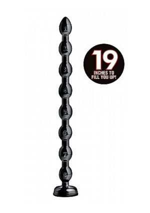 Hosed - 1.5" Beaded Hose -19" Long - Black