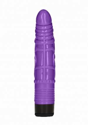 GC - 8 Inch Slight Realistic Dildo Vibe - Purple - Afbeelding 3