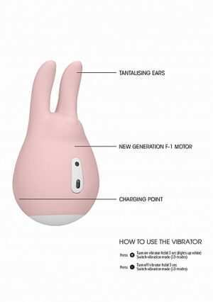 Loveline - Clitoral Stimulator - Love Bunny - Pink - Afbeelding 5