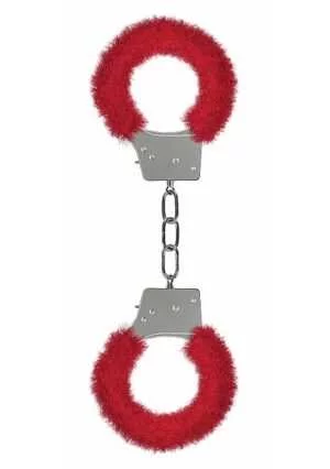Beginner's Handcuffs Red Furry (61gram)