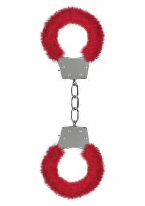 Pleasure Handcuffs Red Furry (87gram)