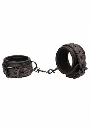 Ouch! Elegance - Elegant Wrist Cuffs - Titanium Grey