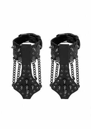 Ouch! Skulls and Bones - Handcuffs with Spikes and Chains -