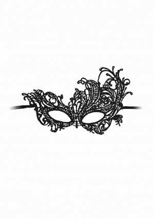Ouch! - Royal Black Lace Mask  - Black - Afbeelding 3