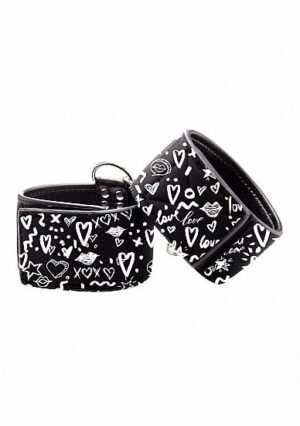 Ouch! Graffiti - Printed Hand Cuffs - Love Street Art Fasion - Afbeelding 3