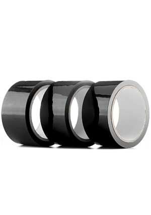 Non Sticky Bondage Tape - 3-pack - Black - 20mtr x 5cm