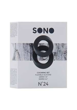 Sono - No.24 - Cockring Set - Grey - Afbeelding 3