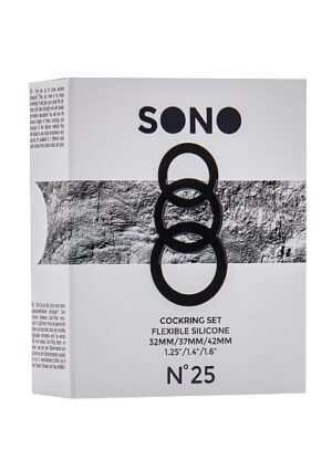 Sono - No.25 - Cockring Set - Grey - Afbeelding 3