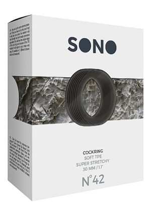 Sono - No.42 - Cock Ring - Black - Afbeelding 3