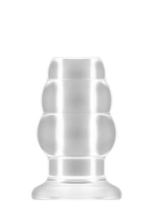 Sono - No.49 - Small Hollow Tunnel Butt Plug - 3 Inch - Tran