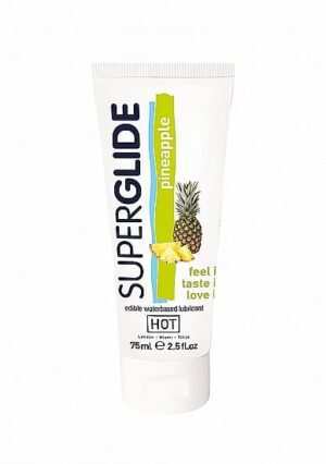 HOT Superglide edible lubricant waterbased - pineapple - 75 ml