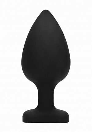 Diamond Heart Butt Plug - Extra Large - Black - Afbeelding 5