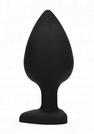 Diamond Heart Butt Plug - Extra Large - Black - Afbeelding 6