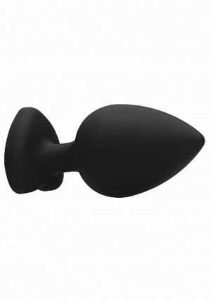 Diamond Heart Butt Plug - Extra Large - Black - Afbeelding 8