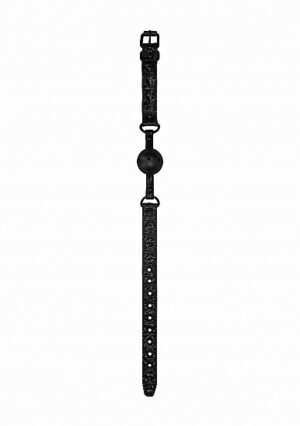 Breathable Luxury Ball Gag - Black - Afbeelding 6