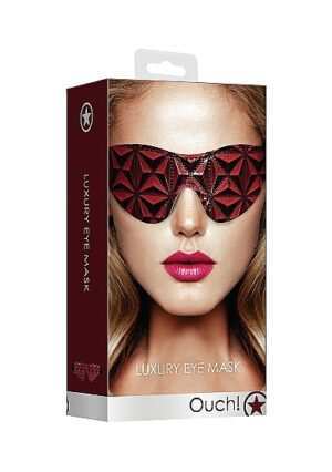 Luxury Eye Mask - Burgundy - Afbeelding 3