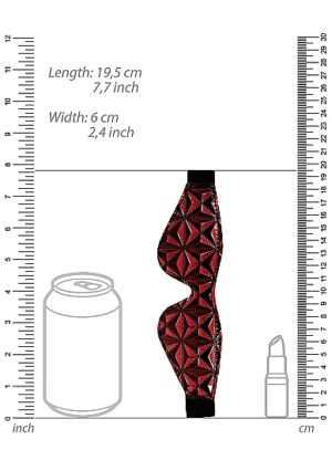 Luxury Eye Mask - Burgundy - Afbeelding 5