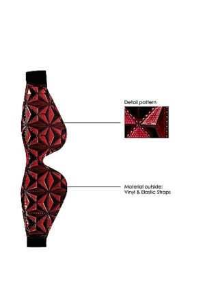 Luxury Eye Mask - Burgundy - Afbeelding 7
