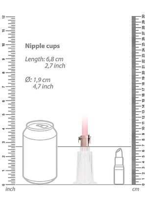 Clitoral & Nipple Pump Set Medium - Rose Gold - Afbeelding 4