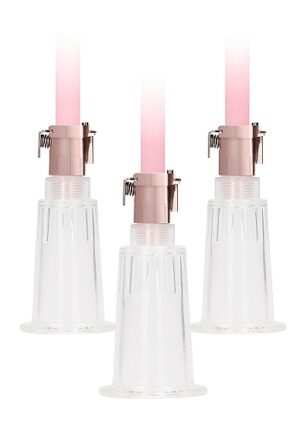 Clitoral & Nipple Pump Set Medium - Rose Gold - Afbeelding 7
