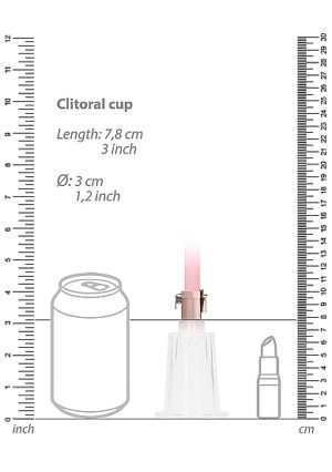 Clitoral & Nipple Pump Set Large - Rose Gold - Afbeelding 5