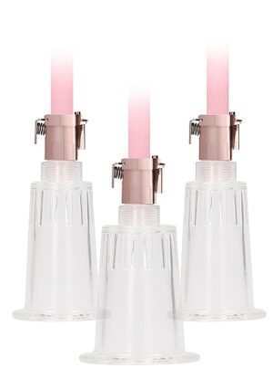 Clitoral & Nipple Pump Set Large - Rose Gold - Afbeelding 7