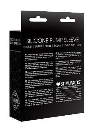 Silicone Pump Sleeve Medium - Black - Afbeelding 3