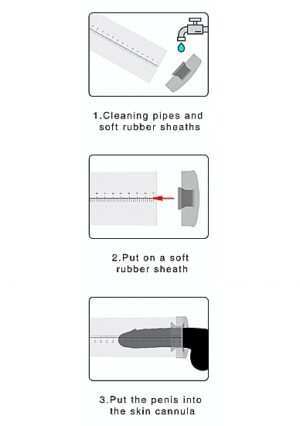 Silicone Pump Sleeve Medium - Black - Afbeelding 6
