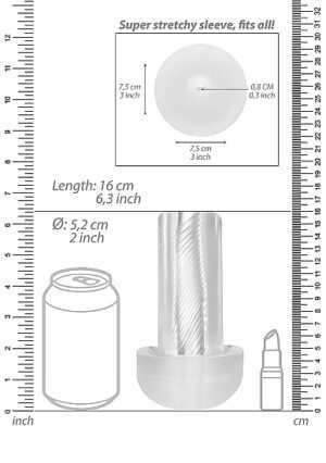 Automatic Cyber Pump with Masturbation Sleeve - Transparent - Afbeelding 5
