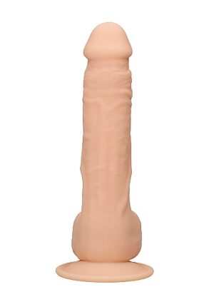 Silicone Dildo With Balls - Flesh - 24 cm - Afbeelding 5