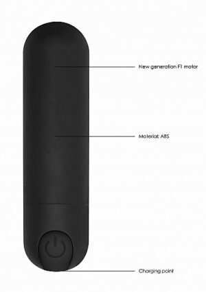 7 Speed Rechargeable Bullet - Black - Afbeelding 10