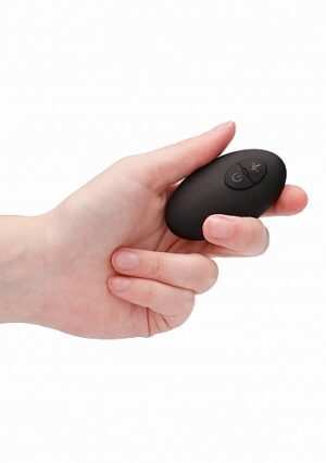 Remote Controlled E-Stim & Vibrating G/P-Spot Vibrator - Black - Afbeelding 11