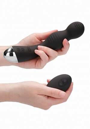 Remote Controlled E-Stim & Vibrating G/P-Spot Vibrator - Black - Afbeelding 9