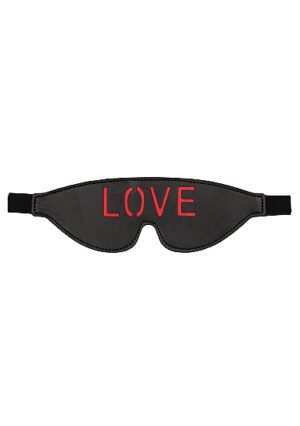 Ouch! Blindfold - LOVE - Black - Afbeelding 3