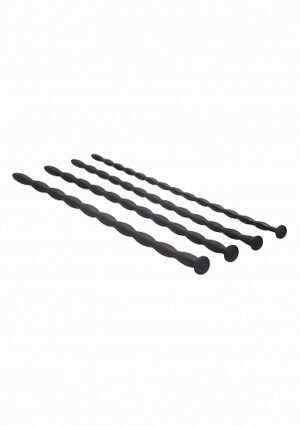 Silicone Spiral Screw Plug Set - Advanced Urethral Sounding - Bl - Afbeelding 5