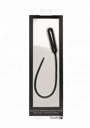 Silcone Vibrating Bullet Plug Extra Long - Urethral Sounding - B - Afbeelding 3