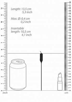 Silicone Rechargeable Vibrating Plug Remote Controlled - Urethra - Afbeelding 4