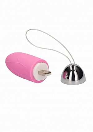 Luca - Rechargeable Remote Control Vibrating Egg - Pink - Afbeelding 6