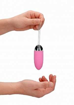 Luca - Rechargeable Remote Control Vibrating Egg - Pink - Afbeelding 9