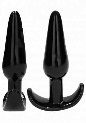 NO. 80 - 4-Piece Butt Plug Set - Black - Afbeelding 12