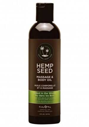 Naked in the Woods Massage Oil - 8 fl oz / 236 ml -