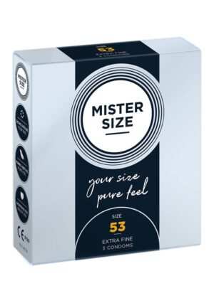 Mister Size 53 mm 3 pack