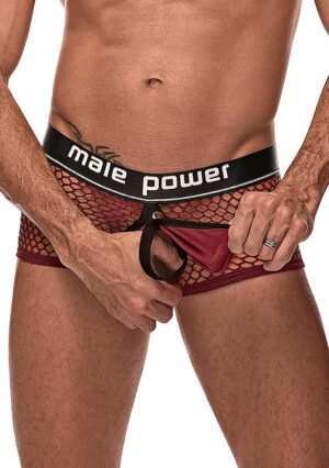Cock Pit - Mini Cockring Short - burgundy - L - Afbeelding 3