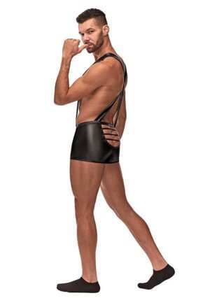 Cage Back Singlet - Black - S/M - Afbeelding 3