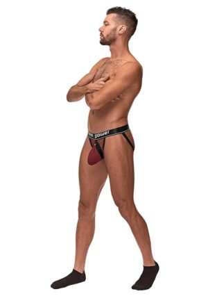 Cockpit - Cockring Jock - burgundy - L/XL - Afbeelding 4