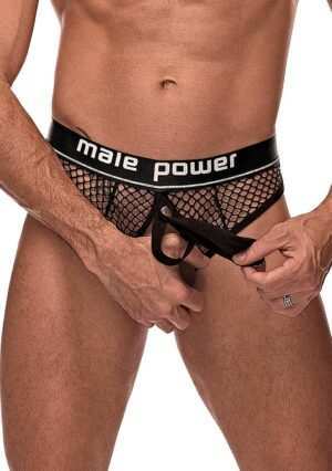 Cock Pit - Cockring String - black - S/M - Afbeelding 3