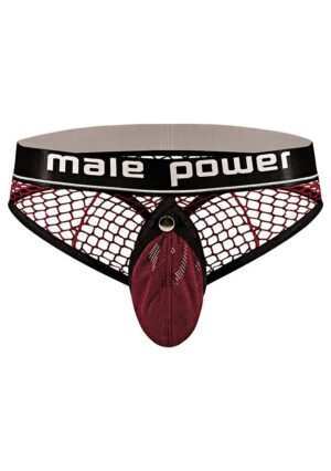 Cock Pit - Cockring String - burgundy - L/XL - Afbeelding 4